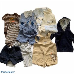 Mixed Lot Baby Boy 0-6 months Clothing-10 pieces